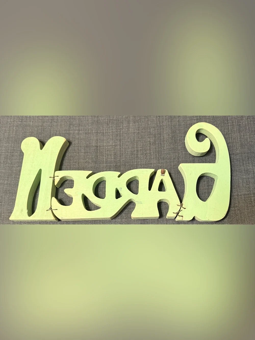 Cute Vintage Green Garden Decor Sign